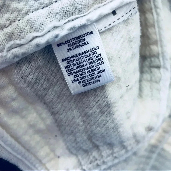 LOFT Gray/Cream Striped Cropped Jacket 2 - Picture 4 of 6